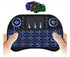 Wireless Mini Keyboard Remote Control with Touchpad Mouse Combo, RGB Backlit for Android TV Box Smart TV