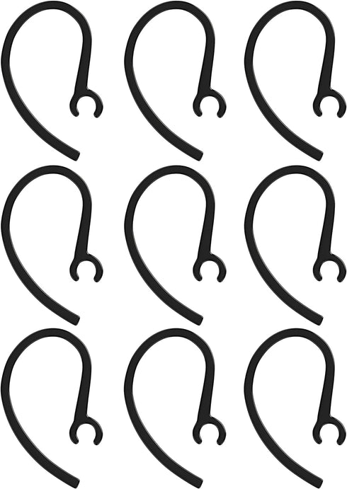 Ear Hooks for M25 M55 M70 M90 M155 M165 Mobile Bluetooth Headset Loops - Spare Clamp Replacement, 9 Pack