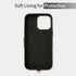 ZVE iPhone 13 Wallet Case with Wristlet - Zipper Leather Case with RFID Blocking Card Holder Slots