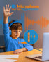 Kids Wired Headphones, Over-Ear Headphones with Microphone, 85/94dB Volume-Limiting, Foldable On-Ear Design for