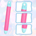 Gjinxi 3 Pack 2) Kid-Friendly Stylus Pens for Touch Screens, Capacitive Stylus Pens with Durable Rubber Tips, Tablet
