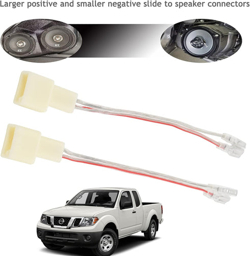 RED WOLF Door Speaker Wiring Harness for Toyota 2005-2018 Tundra, 2001-2016 Rav4, 2003-2019 4Runner, 2004-2020 Subaru Scion Lexus Mitsubishi Car Front Rear Door Speaker Wire Cable Connector 2 PCS