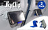 Airplane Cell Phone Back of Seat Inflight Tray Table Clip and Sturdy Phone Stand, Compatible with iPhone, Android, Tablets, and Readers, Travel Must Have (Blue 2 Pack)