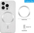 8 Pack Universal Metal Rings, Compatible with MagSafe Magnetic Wireless Charger for iPhone 15/14/13 Case, Silver