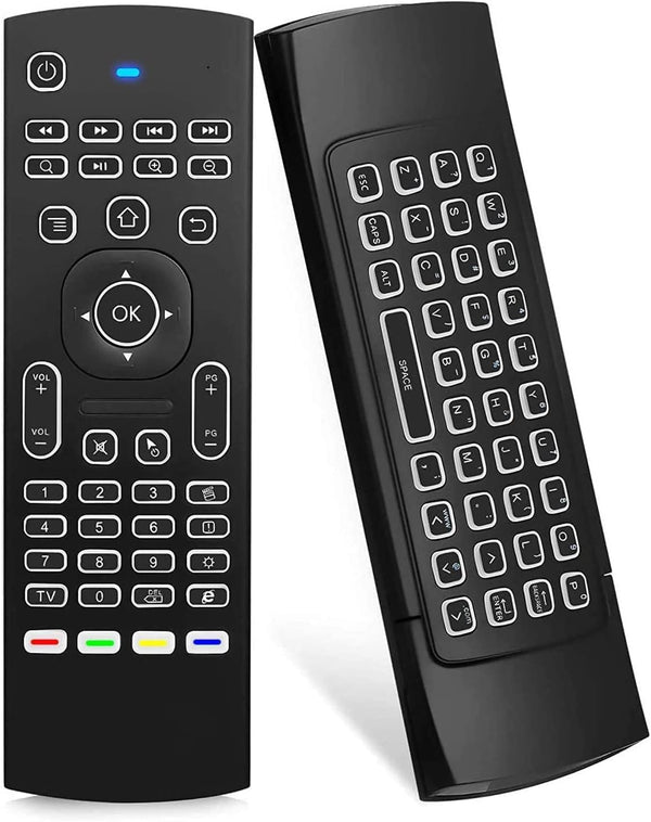MX3 Pro Mini Keyboard - Backlight Fly Remote Mouse, Android TV Remote Control, Mini Wireless Keyboard