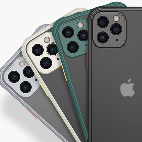 ZEZHOU iPhone 11 Pro Max Phone Case - Shockproof Military Grade Drop Protection, Protective Hard Back Slim Translucent