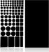 LED Light Blocking Stickers,Blackout Stickers for Electronic,2 Sheets LED Light Blocking Covers,