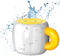 EWA Bluetooth Speaker, Mini Portable Bluetooth Speaker with Creative Cup-Shaped Design, IP67 Waterproof,