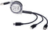 BoxWave D19 MP3 Cable Compatible with RUIZU Bluetooth Player - AllCharge miniSync, Retractable, Portable USB Cable