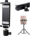 Aluminum Tripod Mount Adapter for iPad, 360 Rotatable Tablet Holder Compatible with iPad Air/Mini, Samsung Tab, and