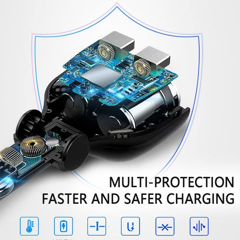 5 Port Cigarette Lighter Splitter, QC3.0 & PD 20W Super Fast Car Charger, Dual Plug with LED Voltmeter for iPhone 15 Pro
