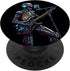 Cyberpunk Robotic Skeleton Electric Guitar Music PopSockets Standard PopGrip