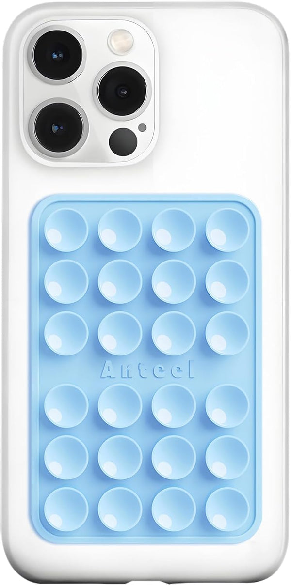 JiaJiuTong Silicone Suction Phone Case Adhesive Mount, Durable, Hands-Free Sticky Phone Holder, Upgraded