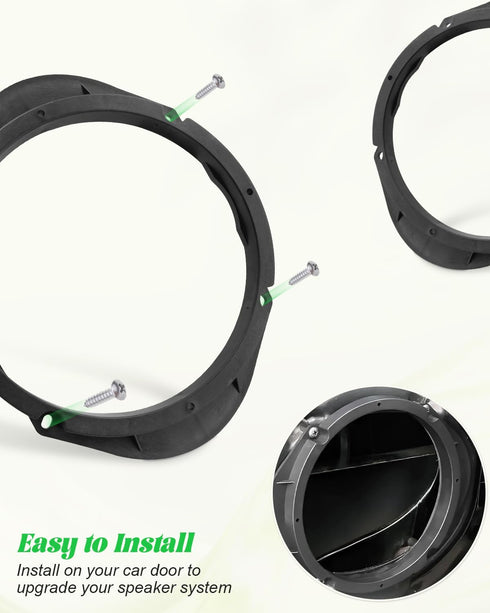 Door Speaker Adapter Spacer 5x7 or 6x8 to 6.5 inch for Mazda 2 3 6 CX-7 BT-50 Tribute CX-9