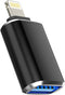 Lightning Male to USB 3.0 Female OTG Adapter Cable for iPhone 11 12 Pro Max Mini, iPad Air, Camera, Card Reader