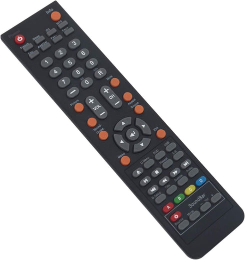 Replace Remote 142022370001C for Sceptre TV Models E325WD-HDR, E328BD-HDC, E245BD-FHDR, E245PV-FHDR, E245BD-FHDU,