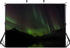 LidyMini 8x8ft Fabric Aurora Borealis Mountain Lake Backdrop Dramatic Northern Lights Night Landscape Photography