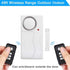 WSDCAM Wireless Door Alarm with Remote, 2 Pack, 105 dB Loud Pool Door Alarm for Kids Safety Home Security