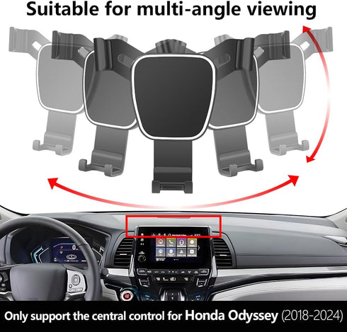 LUNQIN 2018 2019 2020 2021 2022 2023 2024Not 2025Auto Car Phone Holder For Honda Odyssey fit Odyssey Accessories