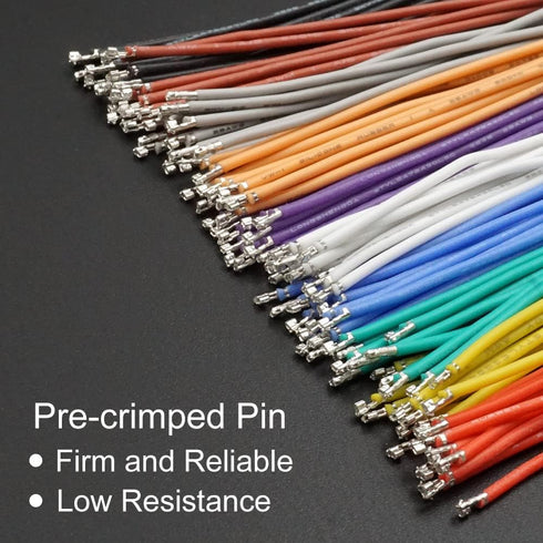 ZH 1.5MM Connectors with 28AWG Pre-Crimped Silicone Cables Compatible with JST ZH 1.5 Connector