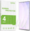 apiker 4 Pack Screen Protector Compatible with Samsung Galaxy Note 10 Plus, Soft TPU Film for Fingerprint Sensor
