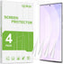apiker 4 Pack Screen Protector Compatible with Samsung Galaxy Note 10 Plus, Soft TPU Film for Fingerprint Sensor