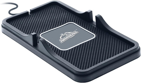 Armor All 15W Fast Wireless Charging Pad - Qi-Compatible Universal Smartphone Stand (USB-A Powered)