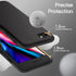 JETech Silicone Case for iPhone SE 3/2 (2022/2020), iPhone 8/7, 4.7-Inch, Black