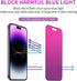2 Pack Gradient Tempered Glass Privacy Screen Protector for iPhone 14 Pro Max, 6.7 inch, Anti-Spy, Anti-Scratch