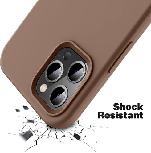 OTOFLY Premium Soft Liquid Silicone Rubber Case for iPhone 12 Pro Max 6.7 inch (2020) - Silky and Soft Touch (Light