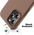 OTOFLY Premium Soft Liquid Silicone Rubber Case for iPhone 12 Pro Max 6.7 inch (2020) - Silky and Soft Touch (Light