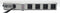 Tripp Lite 4 Outlet Power Strip, 12 in. Length, 6ft Cord with 5-15P Plug (PS120406), Black/Gray