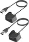 Compatible Fitbit Versa 2 Charger Replacement, USB Charging Cable Dock Stand with 3.3ft for Fitbit Versa 2 Smartwatch