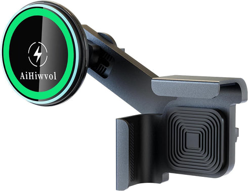Qi2 15W Tesla Phone Mount Charger, Fast Wireless Charging Holder for Tesla Model Y/3, Compatible with iPhone 16/15