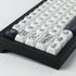PBT Keycaps - MOA Keycaps, Cute 130 Keys Dye-Sublimation Custom Keyboard Keycap Set for 61/64/68/84/87/100/104/108