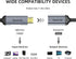 HDMI to DisplayPort Adapter, 4K@60Hz Uni-Directional for PC Graphics Card, Laptop, Xbox One/360, PS5, Mac Mini