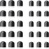 Rubber Tips for Stylus Pens, 15 Pair, 0.2'' & 0.28'' Replacement Nibs for Touch Screen Pen, Soft, Universal Stylus Ends