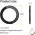 Magnetic Ring Holder for iPhone 14 13 12 Magnet Wall Mobile Phone Holder Magnetic Car Phone Stand for magsafe case (Black 1 pcs)