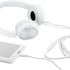 Conwork 2-Pack 3.5mm 4-Pole Male to Female Auxiliary Audio Cable for Headphones, 3.3 Feet, White