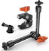K&F CONCEPT 9.8" Magic Arm Clamp Kit with 1/4" & 3/8" Thread Screw 360