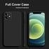 TENOC Anti-Fingerprint Protective Bumper Case for iPhone 12 Mini, Black Matte Cover for 5.4 Inch