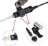 2 Pin Transparent Acoustic Tube Earpiece/Headset for Motorola Two Way Radio CP200, CLS1110, CLS1410 Walkie Talkies