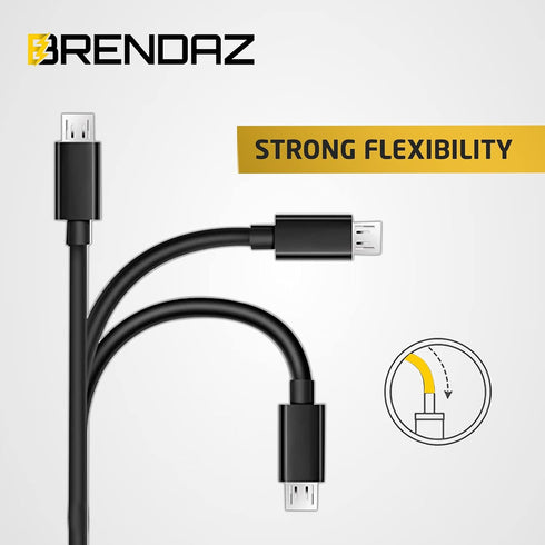 Micro USB Cable 5-Pack, Fast Charging Data Transfer Android USB Cord for Kindle Fire HD/ Galaxy S6