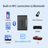 DOREWINAUD 5.3 Bluetooth Audio Receiver, Wireless Audio Receiver RCA Adapter for Stereo, USB Flash Drive/NFC One Key