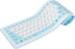 103 Keys Foldable Silicone Keyboard, Wired USB Waterproof Rollup Keyboard for PC Laptops (Blue)