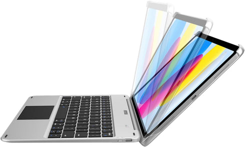 Keyboard Case with Trackpad, Arteck Bluetooth Keyboard with Folio Full Protection Case for Apple 10.9-inch iPad 10