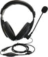 Overhead Headsets Headphones with VOX-PTT Boom Mic, Compatible with Kenwood Puxing Quansheng Wouxun HYT Nexedge Two Way