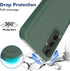 Samsung Galaxy A15 5G Case, Dual Layer Protective Heavy Duty Cell Phone Cover with Screen Protector, Military