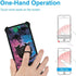 Vortex Z22 Phone Case Cover with Tempered Glass Screen Protector, Luminous Effect, Hard PC + Soft Silicone, Ring Support