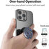Phone Ring Holder, Adjustable Metal Grip Holder Finger Kickstand, Foldable Cell Phone Rings for iPhone Samsung & Other